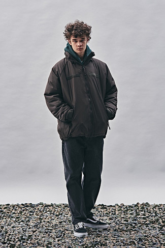 С чем носить темно-зеленый худи мужчине