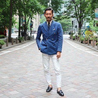 С чем носить темно-зеленые лоферы с кисточками