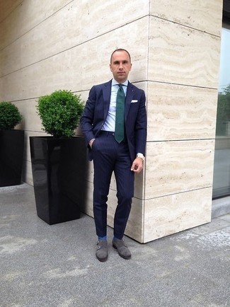 С чем носить темно-зеленый галстук мужчине