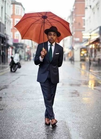 С чем носить темно-зеленый галстук мужчине