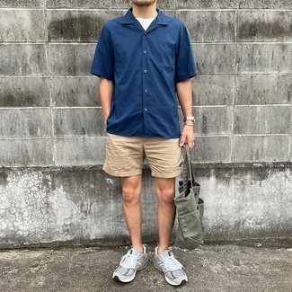 С чем носить темно-зеленую большую сумку мужчине