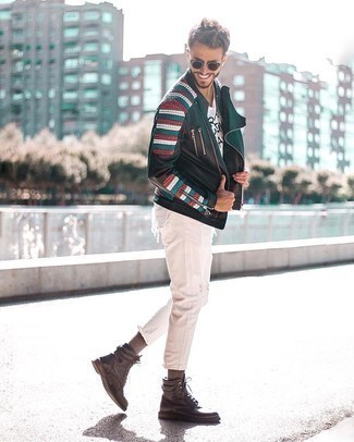 С чем носить темно-пурпурные солнцезащитные очки мужчине