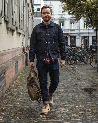 Как носить джинсовую куртку с джинсами мужчине