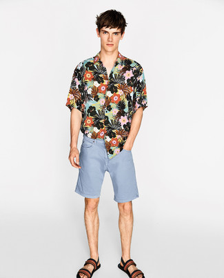 С чем носить джинсовые шорты мужчине