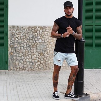 С чем носить джинсовые шорты мужчине