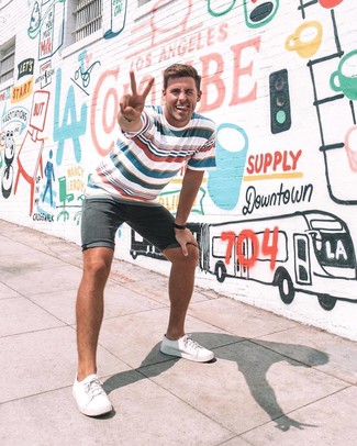 С чем носить джинсовые шорты мужчине