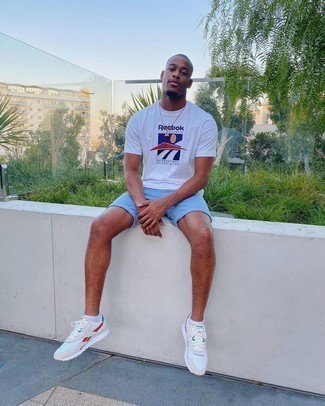 С чем носить джинсовые шорты мужчине