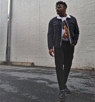 Как носить туфли дерби с брюками карго