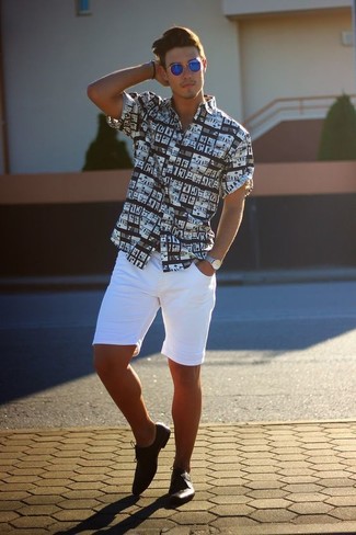 Как носить туфли дерби с шортами