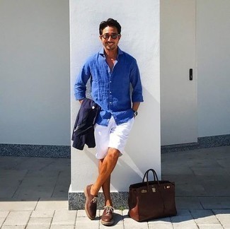 Как носить туфли дерби с шортами