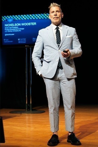 Как носить туфли дерби с костюмом