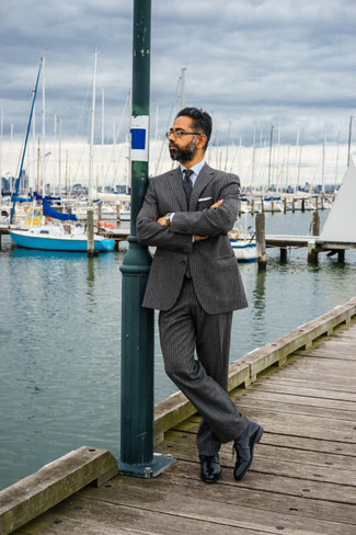 Как носить туфли дерби с костюмом