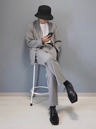 Как носить туфли дерби с костюмом