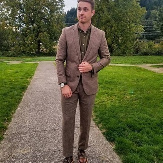 Как носить туфли дерби с костюмом