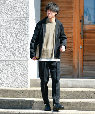 Как носить туфли дерби с майкой