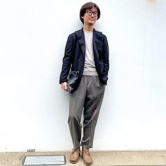 Как носить ботинки дезерты с брюками чинос