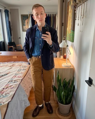 Как носить ботинки дезерты с джинсовой рубашкой