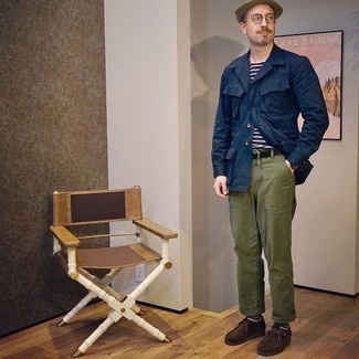 Как носить ботинки дезерты с полевой курткой