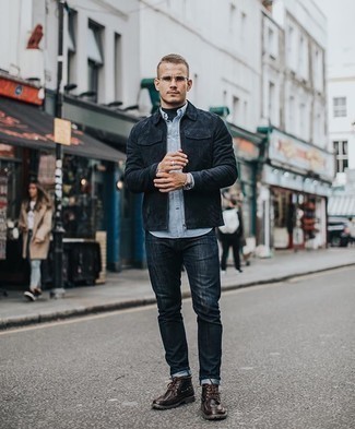 Как носить ботинки дезерты с курткой харрингтон