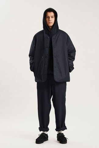 Как носить ботинки дезерты с худи