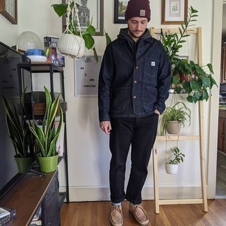 Как носить ботинки дезерты с курткой-рубашкой