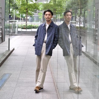 Как носить ботинки дезерты с курткой-рубашкой