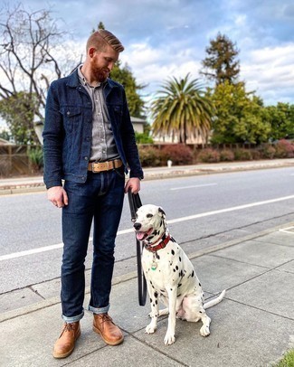 Как носить ботинки дезерты с курткой-рубашкой