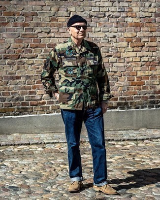 Как носить ботинки дезерты с курткой-рубашкой