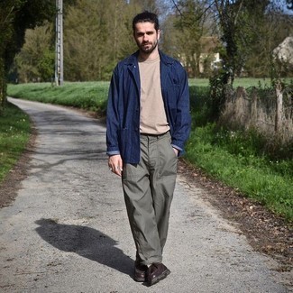 Как носить ботинки дезерты с курткой-рубашкой