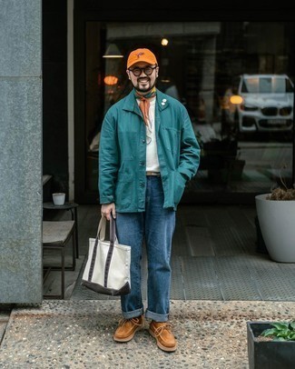 Как носить ботинки дезерты с курткой-рубашкой