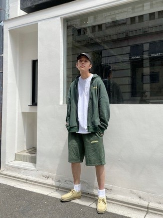 Как носить ботинки дезерты с шортами