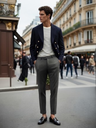 С чем носить двубортный пиджак мужчине