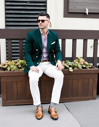 С чем носить двубортный пиджак мужчине