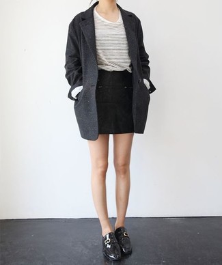 С чем носить монки с двумя ремешками женщине