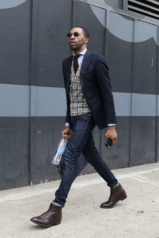 Как носить классические ботинки с пиджаком мужчине