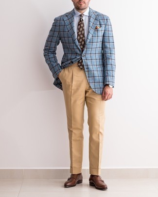 Как носить классические брюки с монками