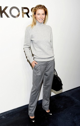 Как носить классические брюки с туфлями