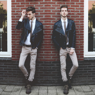 Как носить классическую рубашку с косухой мужчине