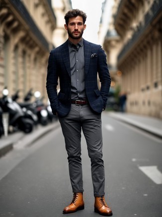 Как носить классическую рубашку с ботинками броги