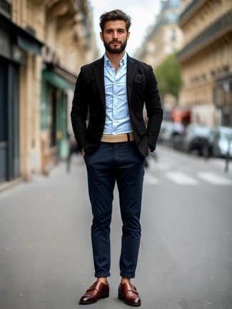 Как носить классическую рубашку с монками