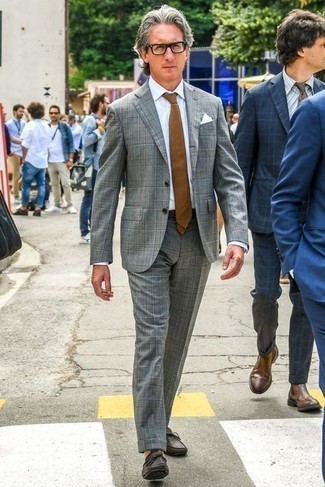 Как носить мокасины с костюмом