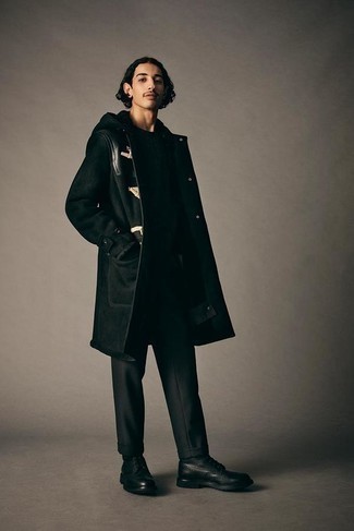 С чем носить дафлкот мужчине