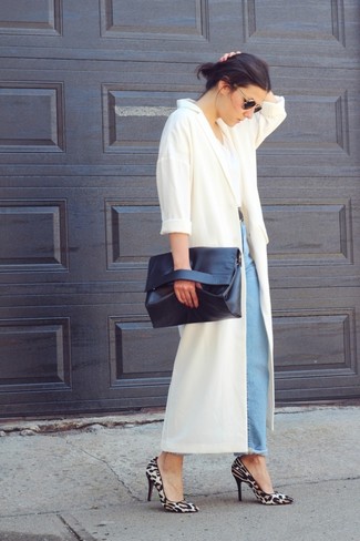 С чем носить пальто дастер женщине