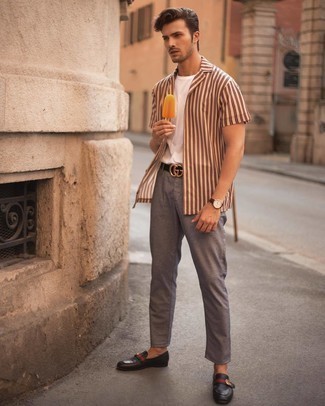 С чем носить ремень с украшением мужчине