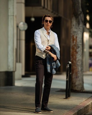 Как носить эспадрильи с пиджаком мужчине