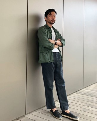 С чем носить эспадрильи мужчине