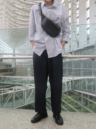 С чем носить поясную сумку мужчине