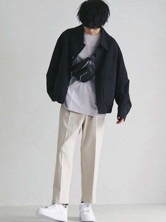 С чем носить поясную сумку мужчине