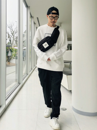 С чем носить поясную сумку мужчине