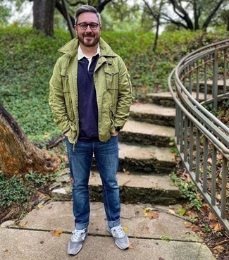 Как носить полевую куртку с кроссовками
